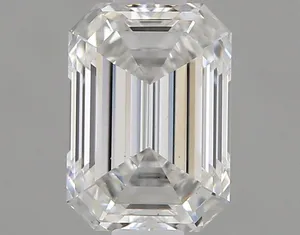 0.72ct EMERALD F VS2 Lab diamond