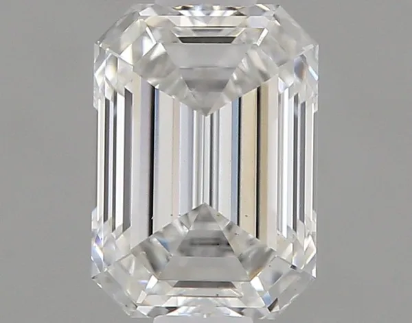 0.72ct EMERALD F VS2 Lab diamond