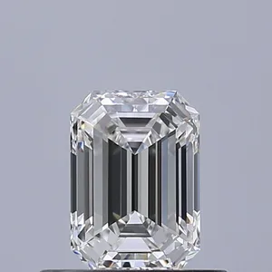 0.53ct EMERALD F VVS1 Natural diamond