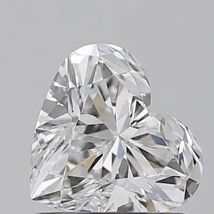 1.01ct HEART F VVS1 Natural diamond