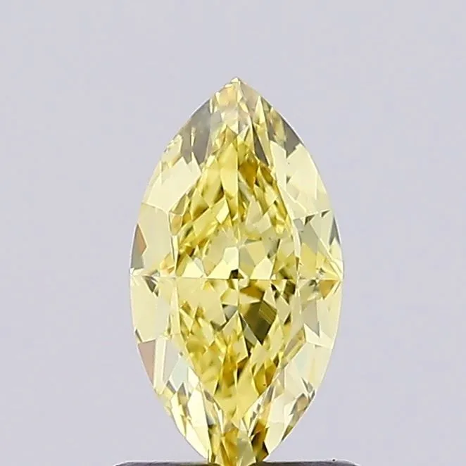 1.05ct MARQUISE Fancy Intense Yellow VS1 Coloured Lab diamond