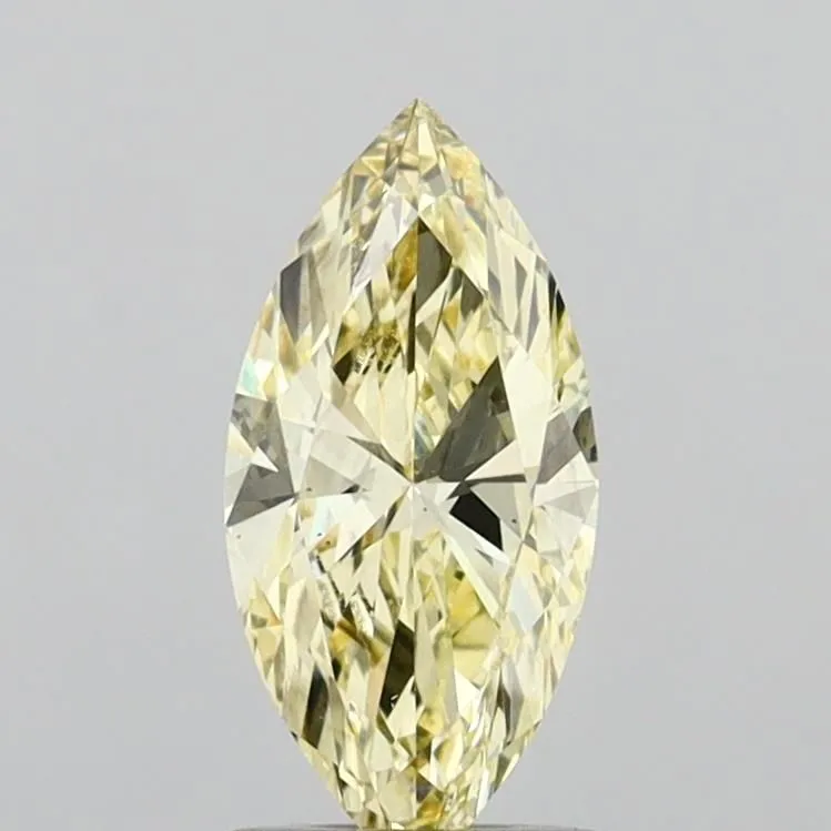 1.14ct MARQUISE Fancy Yellow VS1 Coloured Lab diamond