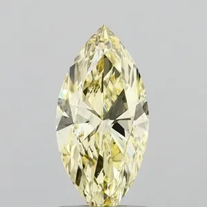 1.14ct MARQUISE Fancy Yellow VS1 Coloured Lab diamond