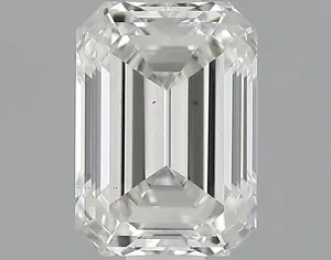 0.72ct EMERALD F VS2 Lab diamond
