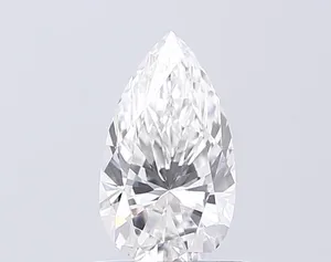 0.58ct PEAR Fancy Yellow VVS2 Coloured Lab diamond