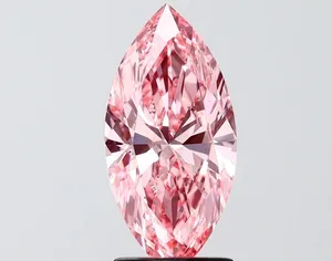 2.03ct MARQUISE Fancy Vivid Pink VS2 Coloured Lab diamond