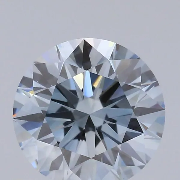 0.9ct ROUND Fancy Blue VS1 Coloured Lab diamond