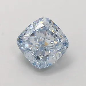 1.01ct CUSHION Fancy Intense Blue VVS2 Coloured Lab diamond
