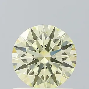 0.75ct ROUND Fancy Yellow VS1 Coloured Lab diamond
