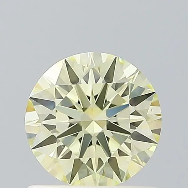0.75ct ROUND Fancy Yellow VS1 Coloured Lab diamond