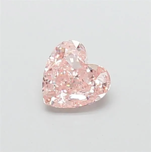 1.08ct HEART Fancy Intense Pink VS1 Coloured Lab diamond