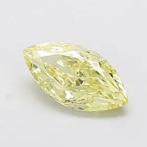 2.21ct MARQUISE Fancy Yellow VS2 Coloured Lab diamond
