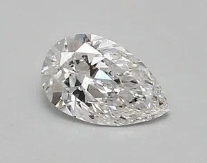 0.56ct PEAR D FL Lab diamond