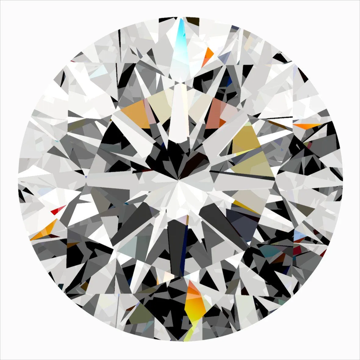 0.30ct ROUND H VS1 Natural diamond