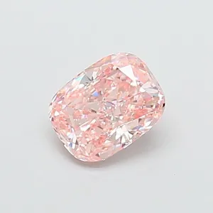 1.44ct CUSHION Fancy Intense Pink VS1 Coloured Lab diamond