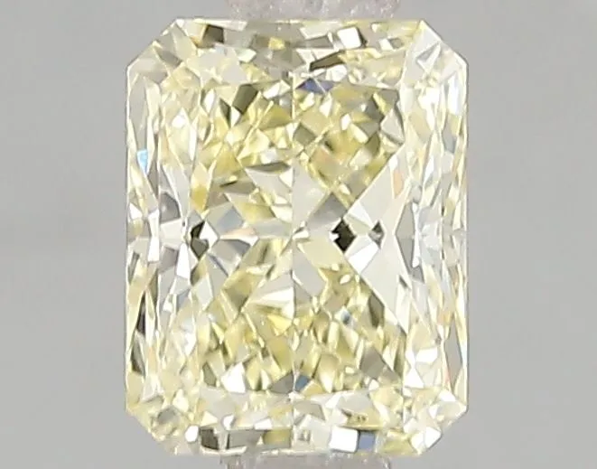 1.01ct RADIANT Fancy Light Yellow VS2 Coloured Lab diamond