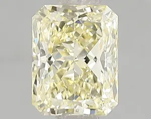 1.01ct RADIANT Fancy Light Yellow VS2 Coloured Lab diamond