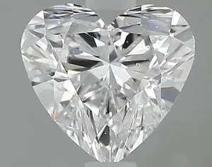 0.6ct HEART D SI2 Natural diamond
