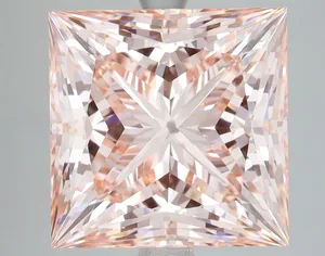10.31ct PRINCESS Fancy Intense Pink VS1 Coloured Lab diamond