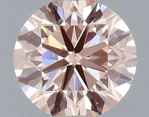 0.46ct ROUND Fancy Intense Pink VVS2 Coloured Lab diamond