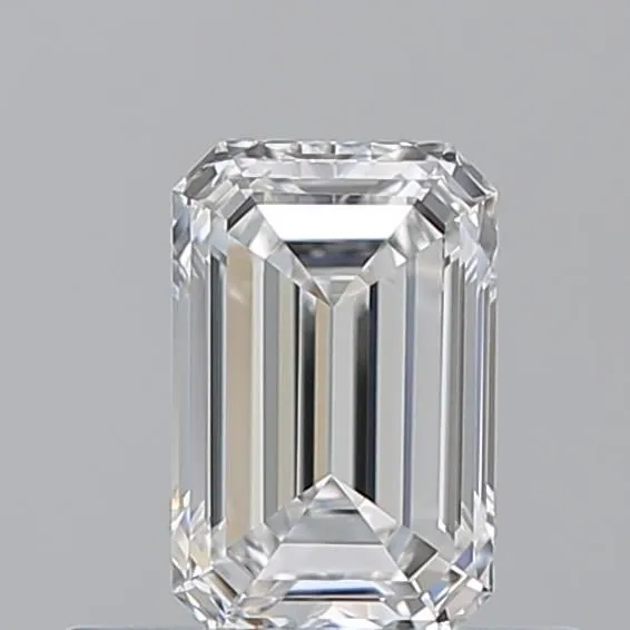 0.54ct EMERALD F VVS1 Natural diamond