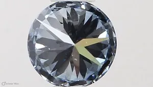0.3ct ROUND Fancy Vivid Blue SI1 Coloured Lab diamond