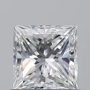 0.8ct PRINCESS F VVS2 Natural diamond