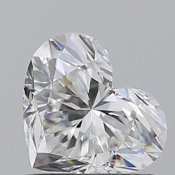 0.9ct HEART F VS1 Natural diamond