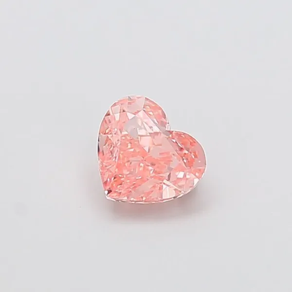 1.02ct HEART Fancy Intense Pink VVS2 Coloured Lab diamond