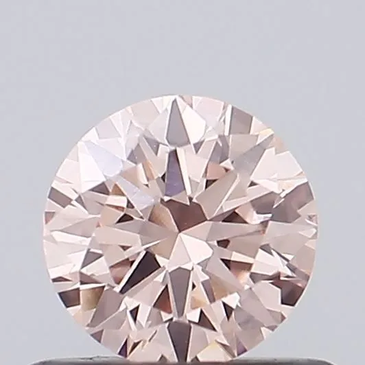 0.30ct ROUND Fancy Intense Pink VS1 Coloured Lab diamond