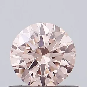 0.3ct ROUND Fancy Intense Pink VS1 Coloured Lab diamond