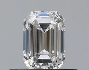 0.4ct EMERALD F VVS1 Natural diamond