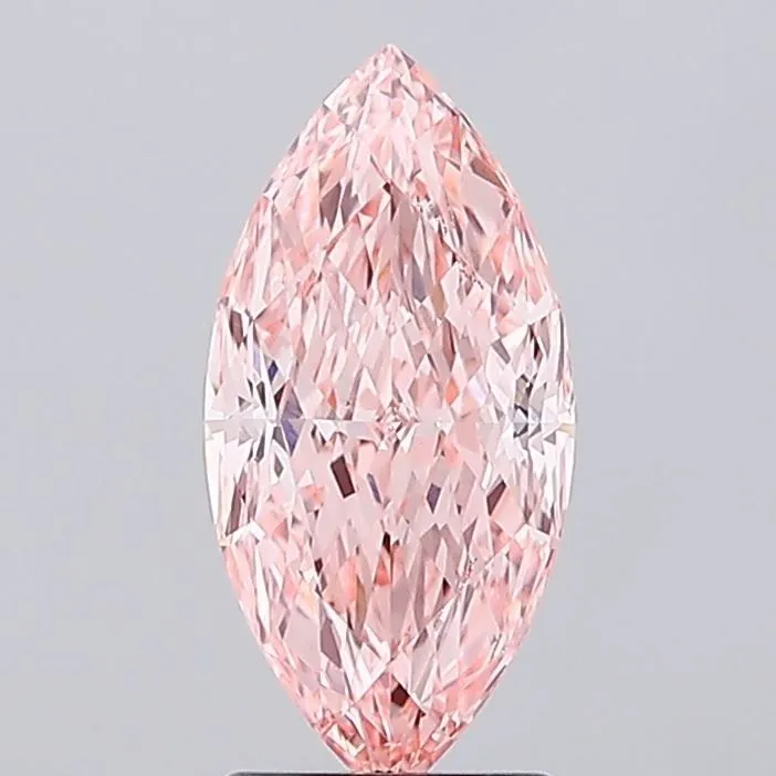 2.01ct MARQUISE Fancy Vivid Pink VVS2 Coloured Lab diamond