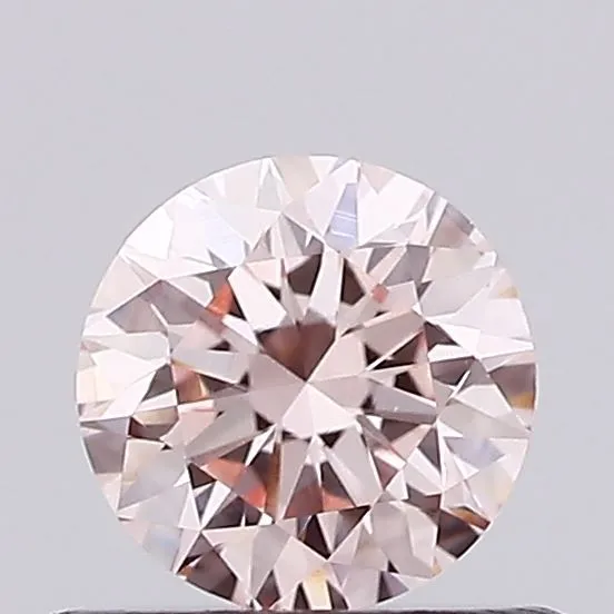 0.47ct ROUND Fancy Pink VS1 Coloured Lab diamond