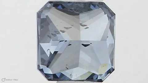 0.50ct RADIANT Fancy Deep Blue SI2 Coloured Lab diamond
