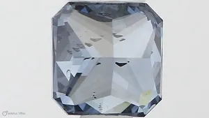 0.5ct RADIANT Fancy Deep Blue SI2 Coloured Lab diamond