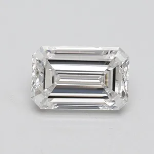 0.56ct EMERALD F VVS2 Lab diamond