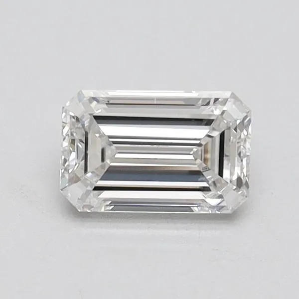 0.56ct EMERALD F VVS2 Lab diamond
