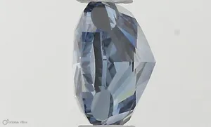 0.55ct CUSHION Fancy Vivid Blue VS2 Coloured Lab diamond