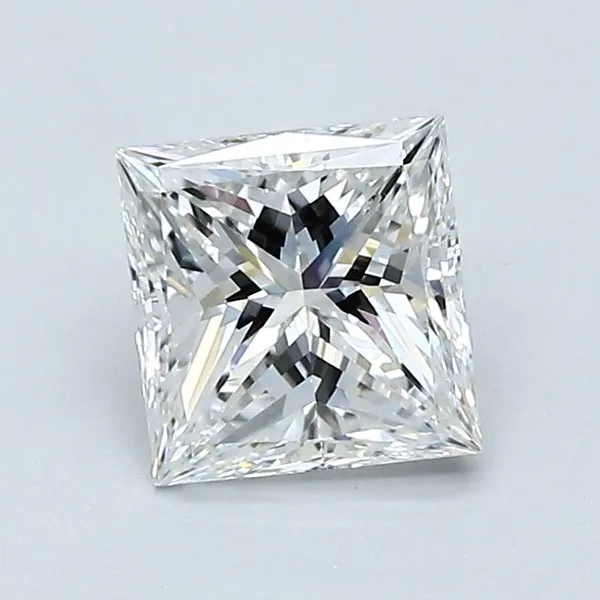 1.04ct PRINCESS F SI1 Natural diamond