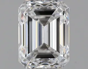 0.74ct EMERALD E VS2 Natural diamond