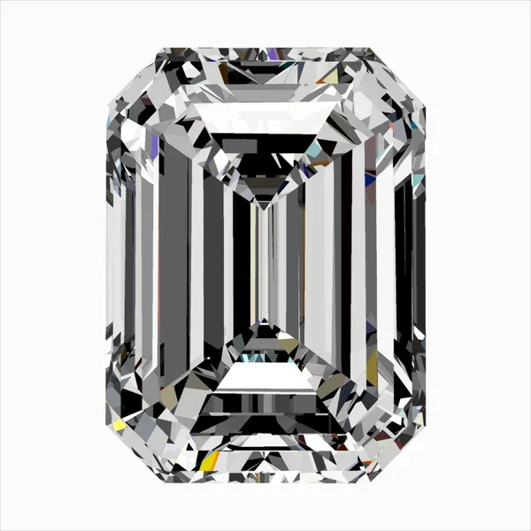 0.31ct EMERALD E VS2 Natural diamond