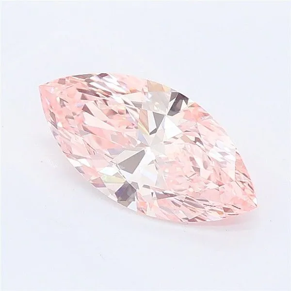 1.01ct MARQUISE Fancy Intense Pink VVS2 Coloured Lab diamond
