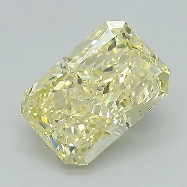 1.27ct RADIANT Fancy Intense Yellow VS2 Coloured Lab diamond