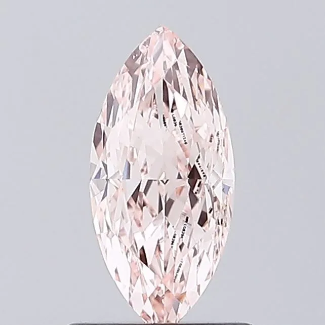 1.00ct MARQUISE Fancy Intense Pink VVS2 Coloured Lab diamond