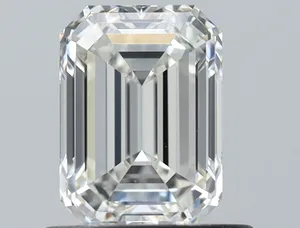 0.81ct EMERALD H VVS2 Natural diamond
