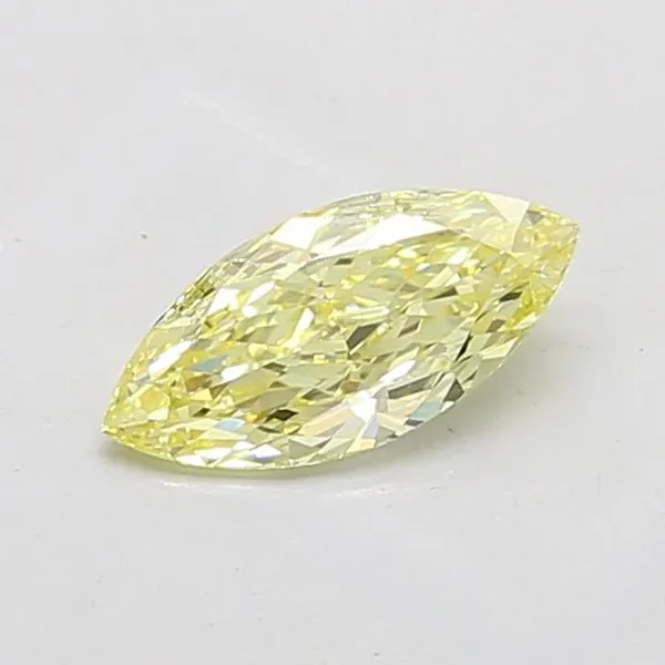 1.01ct MARQUISE Fancy Intense Yellow VS1 Coloured Lab diamond