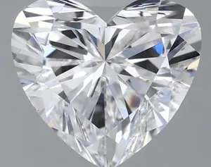 0.98ct HEART D VS1 Lab diamond