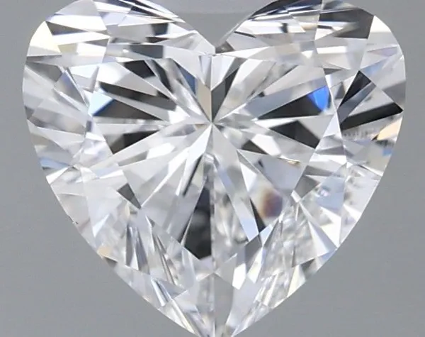 0.98ct HEART D VS1 Lab diamond