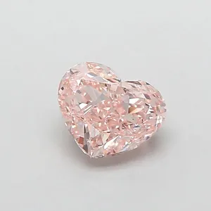1ct HEART Fancy Intense Pink VS1 Coloured Lab diamond